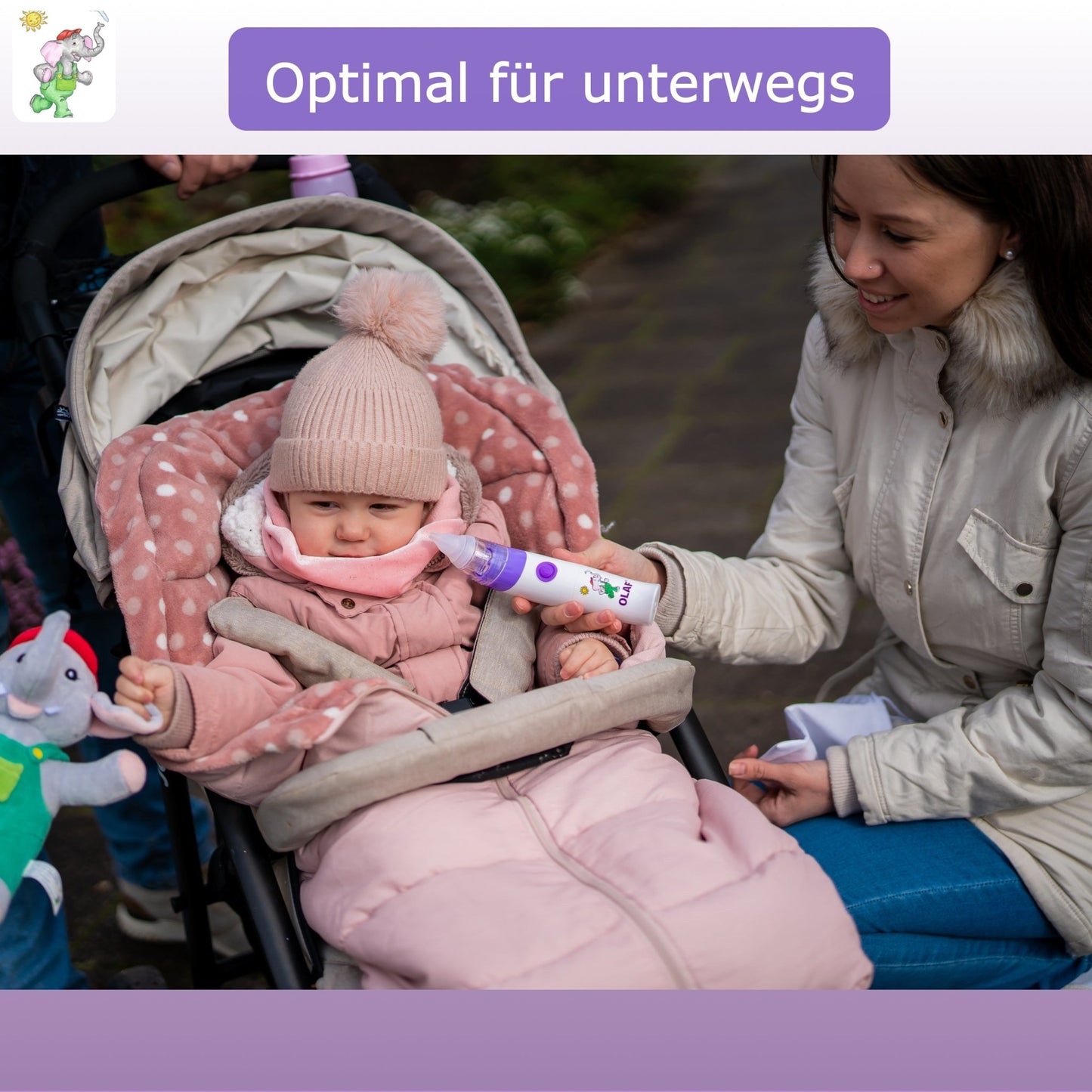 OLAF® im Doppel­pack mit einem gratis Kinderbuch - Olaf®️ Nasensauger Baby