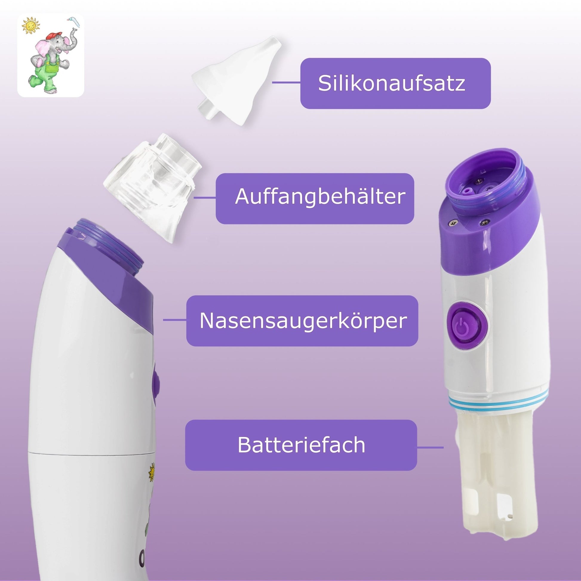 OLAF® im Doppel­pack mit einem gratis Kinderbuch - Olaf®️ Nasensauger Baby