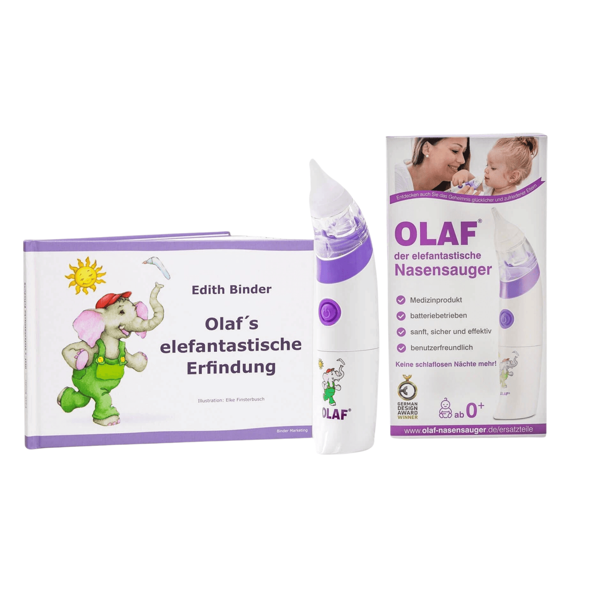 OLAF's ele­fantas­tische Geschenk­set für Babys und Kleinkinder - Olaf®️ Nasensauger Baby